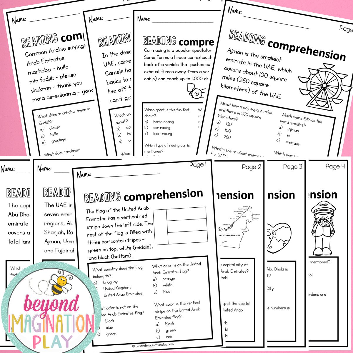 United Arab Emirates Country Study Activity Pack