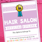 Hair Salon  - Play Pretend Set