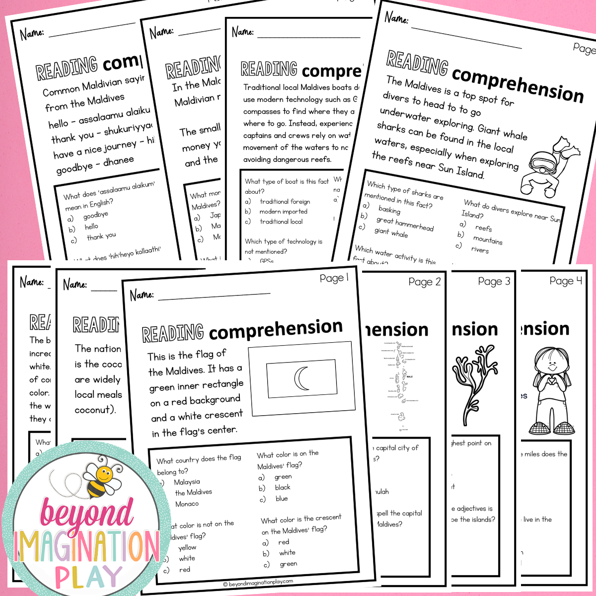 The Maldives Country Study Activity Pack