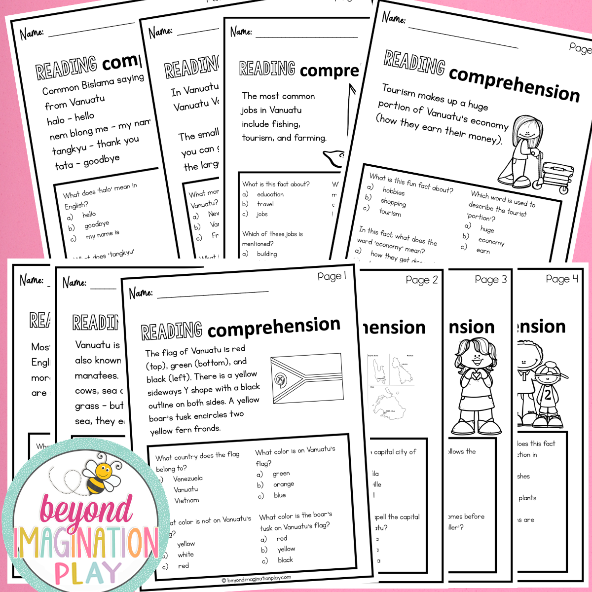 Guinea Country Study Activity Pack