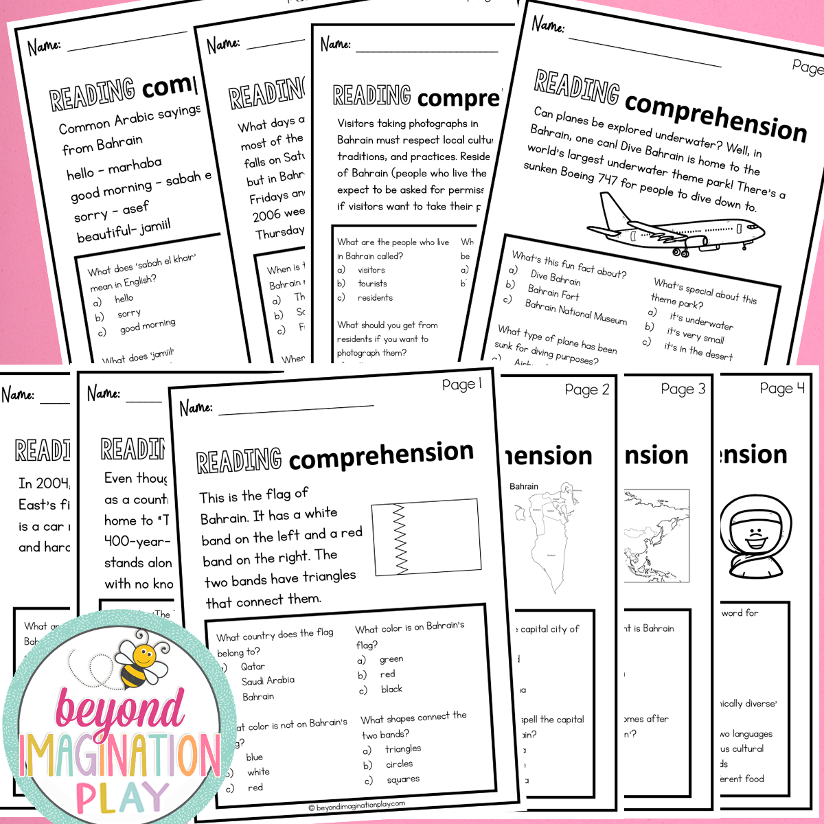 Bahrain Country Study Activity Pack