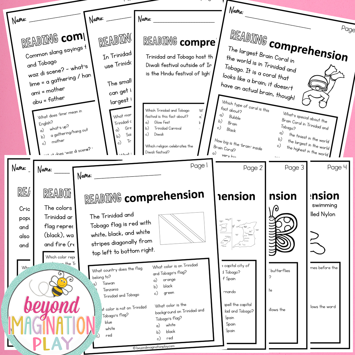 Trinidad and Tobago Country Study Activity Pack
