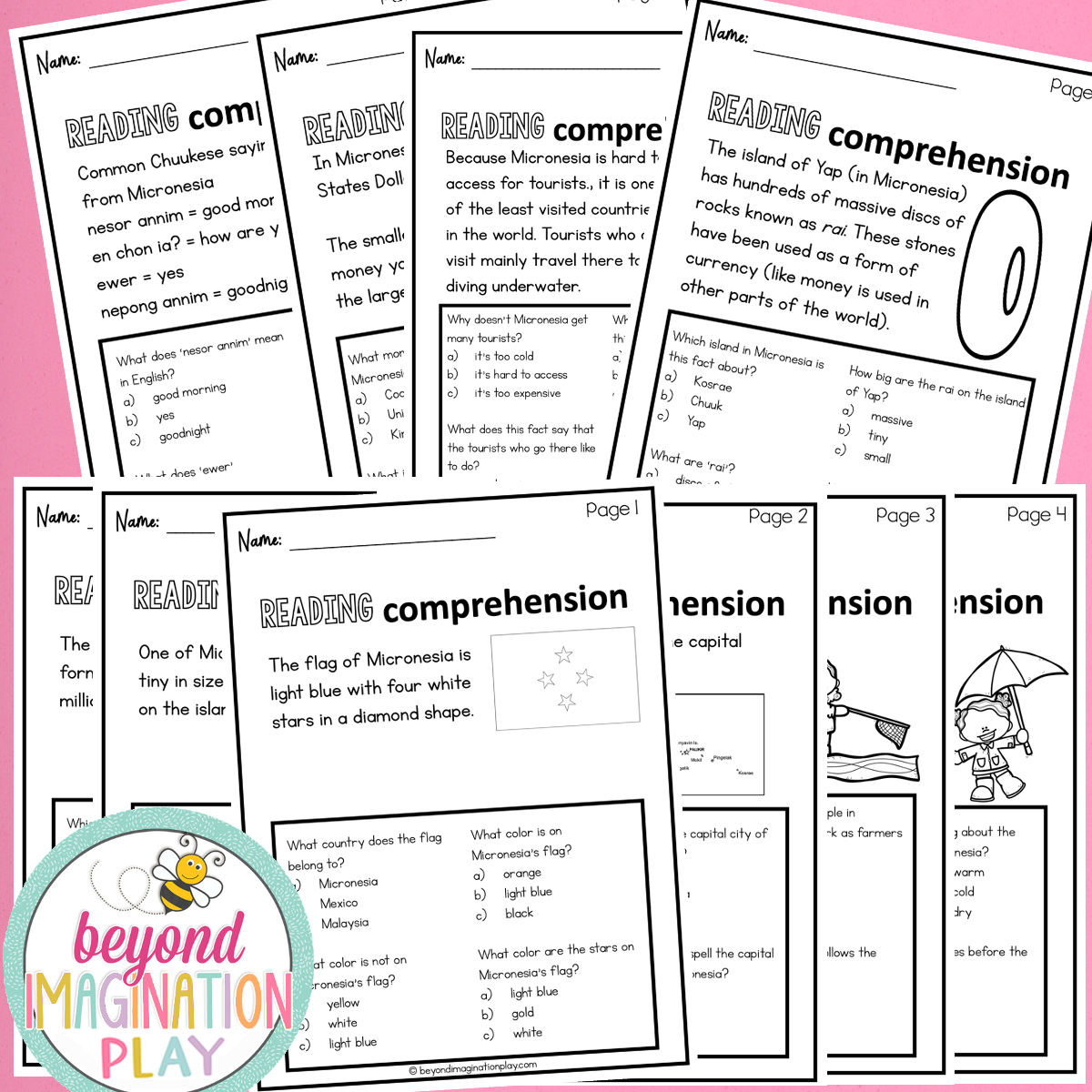 Micronesia Country Study Activity Pack