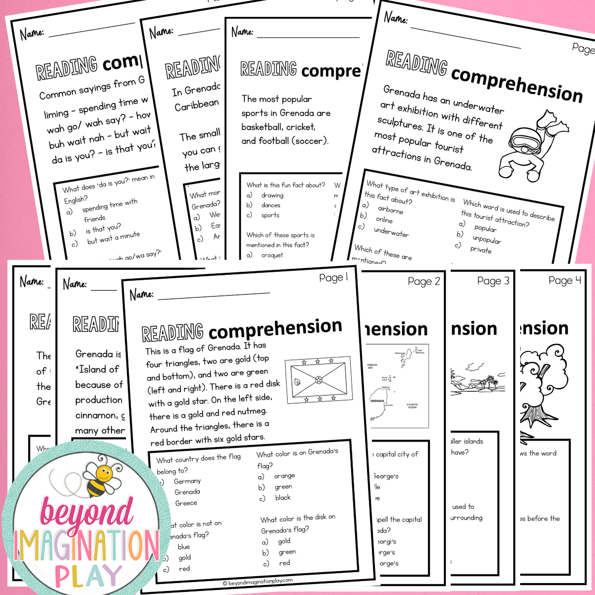 Grenada Country Study Activity Pack