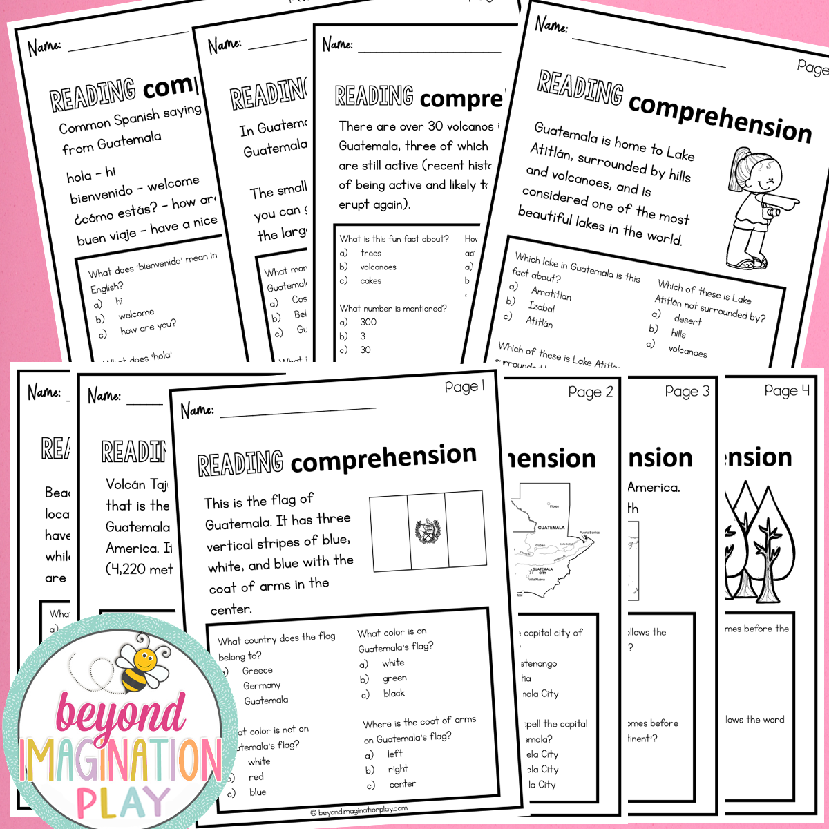 Guatemala Country Study Activity Pack