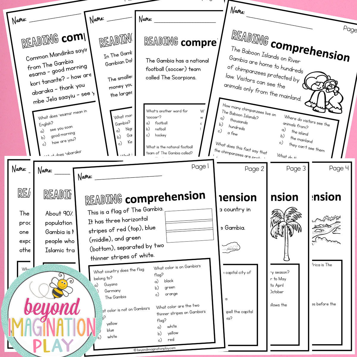 The Gambia Country Study Activity Pack