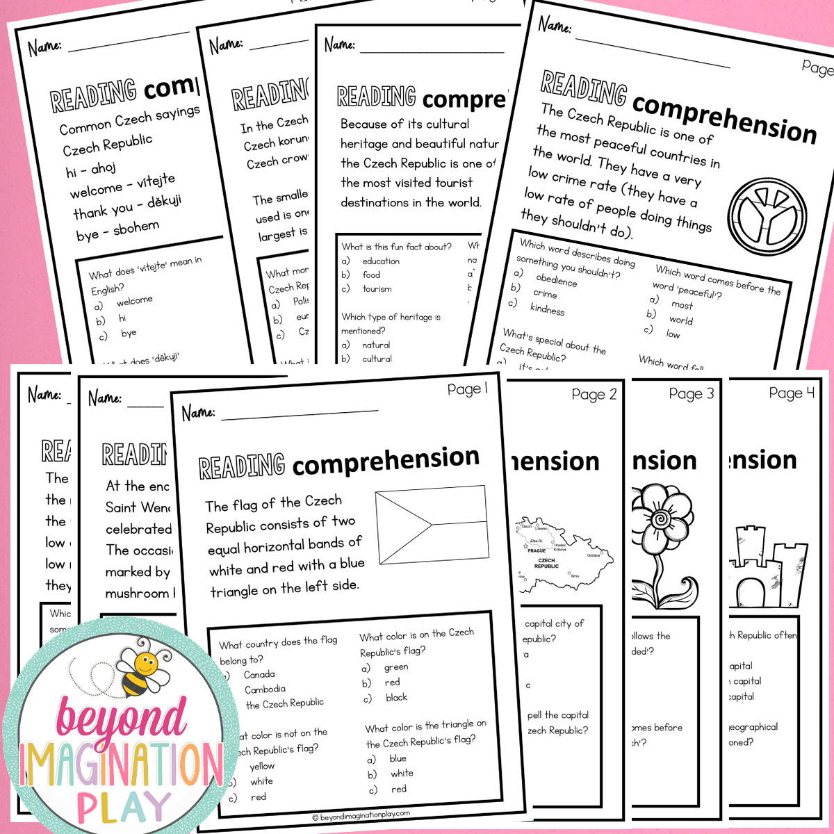 Czech Republic Country Study Activity Pack