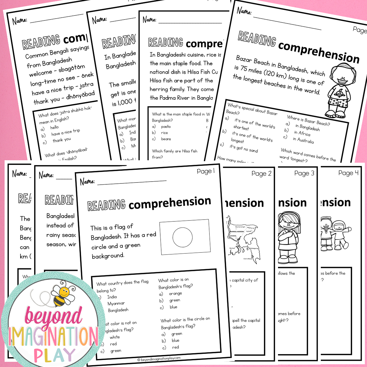 Bangladesh Country Study Activity Pack