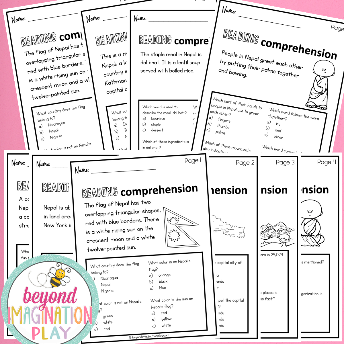 Nepal Country Study Activity Pack
