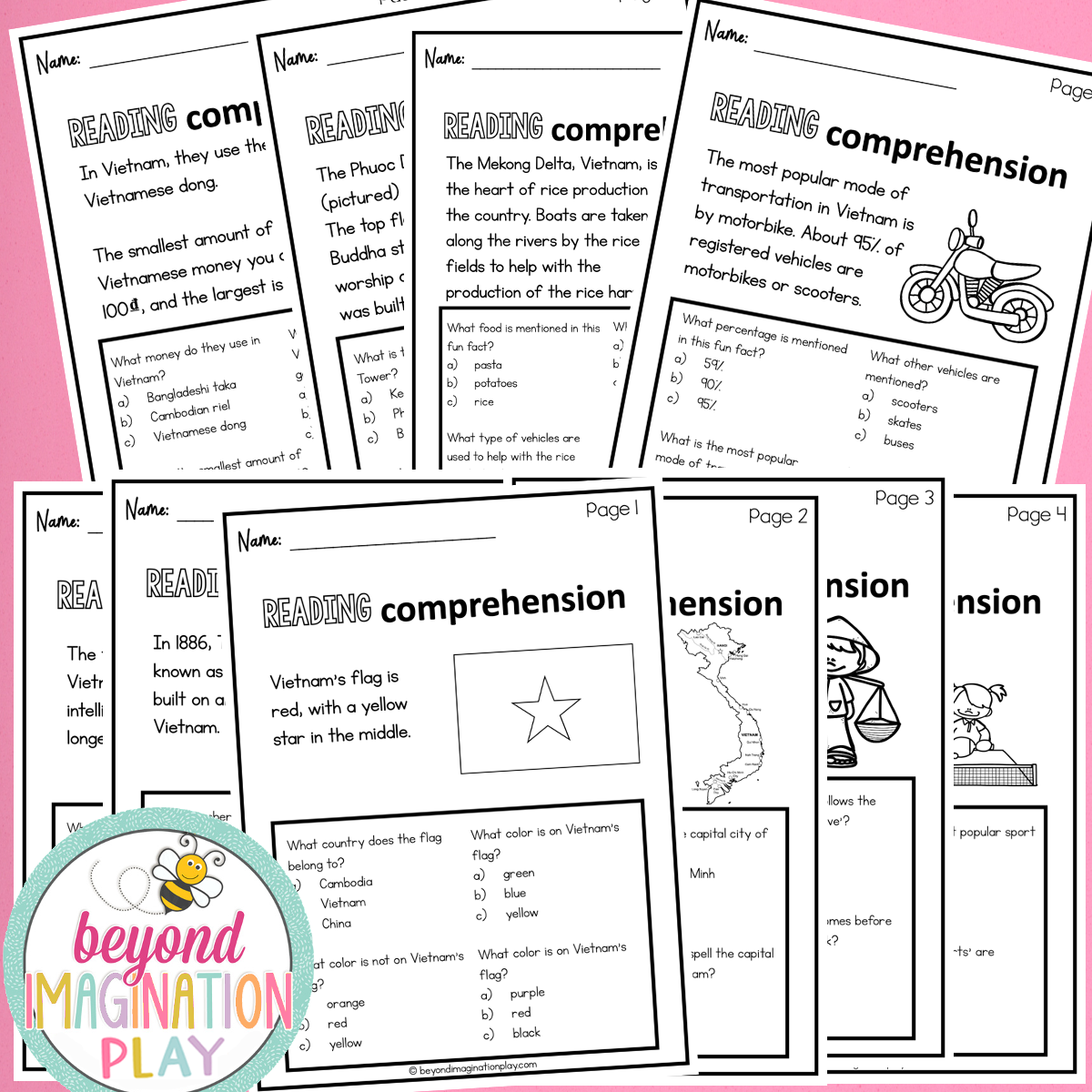 Vietnam Country Study Activity Pack