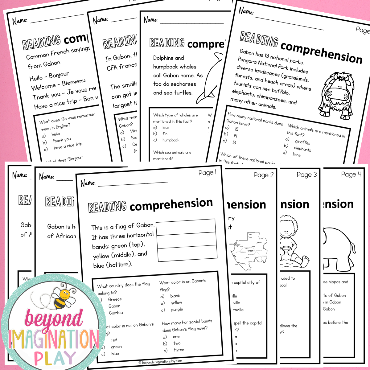 Gabon Country Study Activity Pack