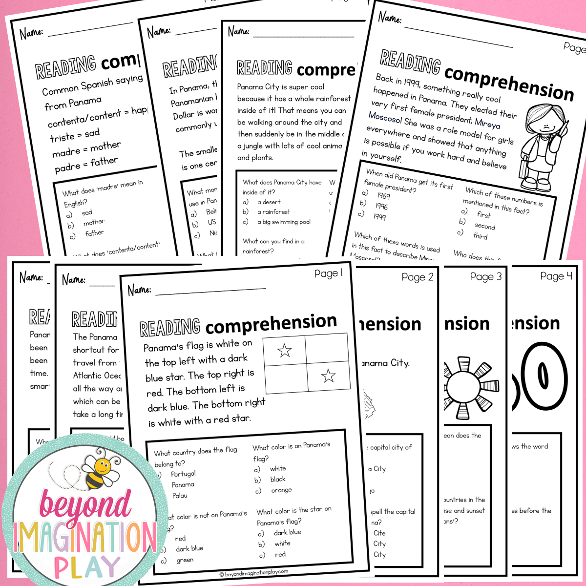 Panama Country Study Activity Pack