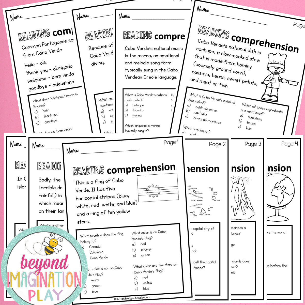 Cabo Verde Country Study Activity Pack