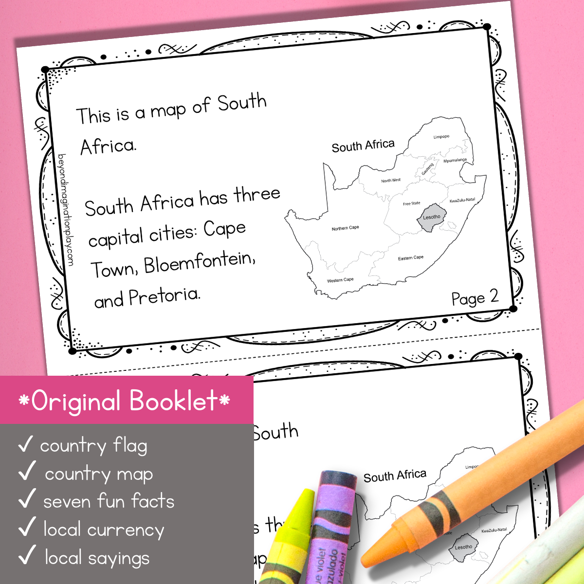 South Africa Country Study Activity Pack
