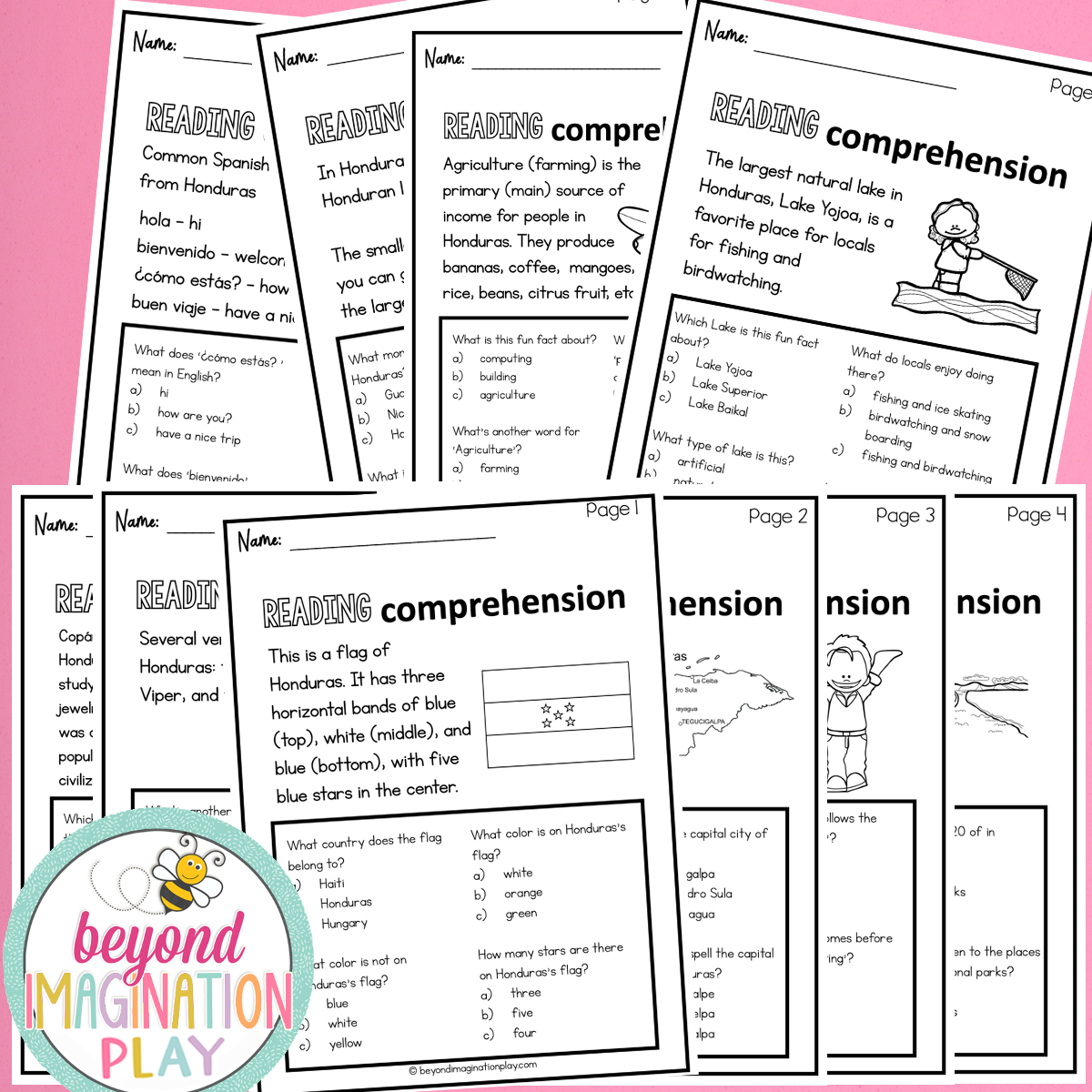 Honduras Country Study Activity Pack