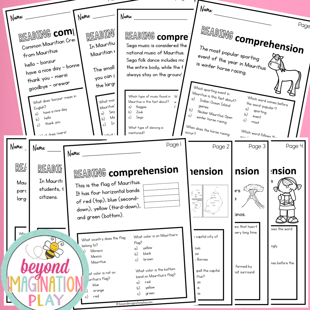 Mauritius Country Study Activity Pack