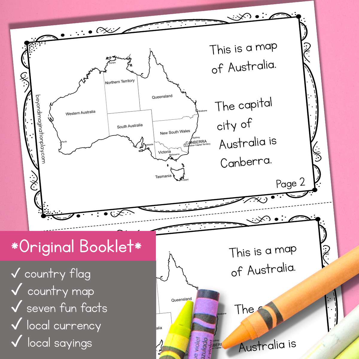 Australia Country Study Activity Pack