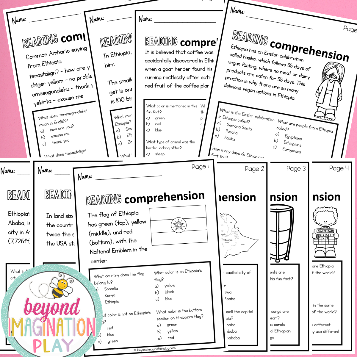 Ethiopia Country Study Activity Pack