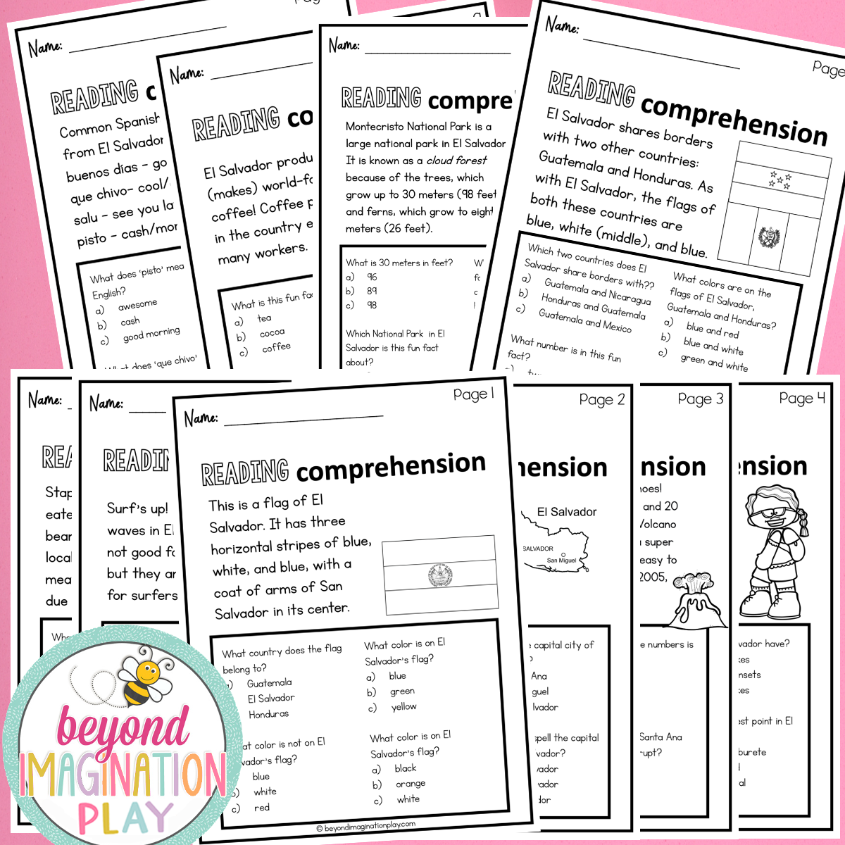 El Salvador Country Study Activity Pack