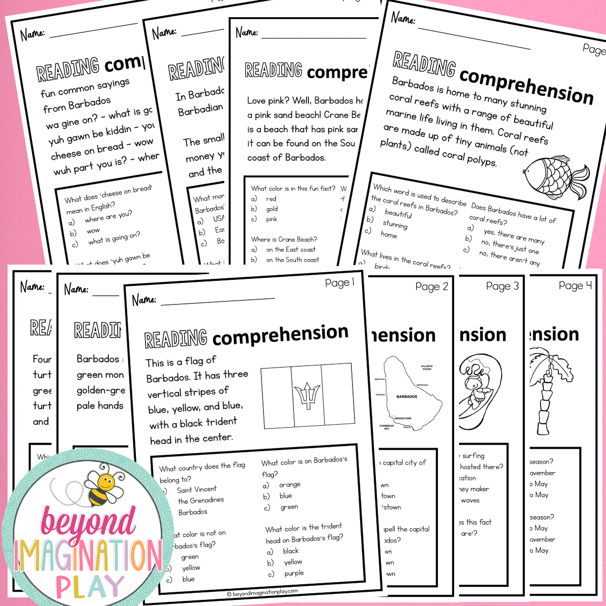 Barbados Country Study Activity Pack