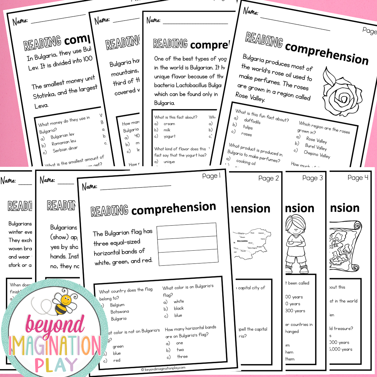 Bulgaria Country Study Activity Pack
