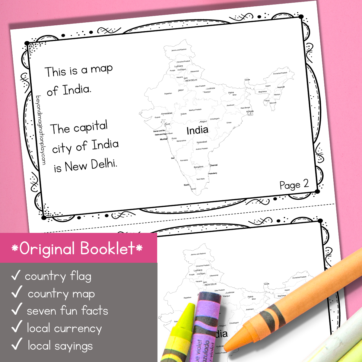 India Country Study Activity Pack