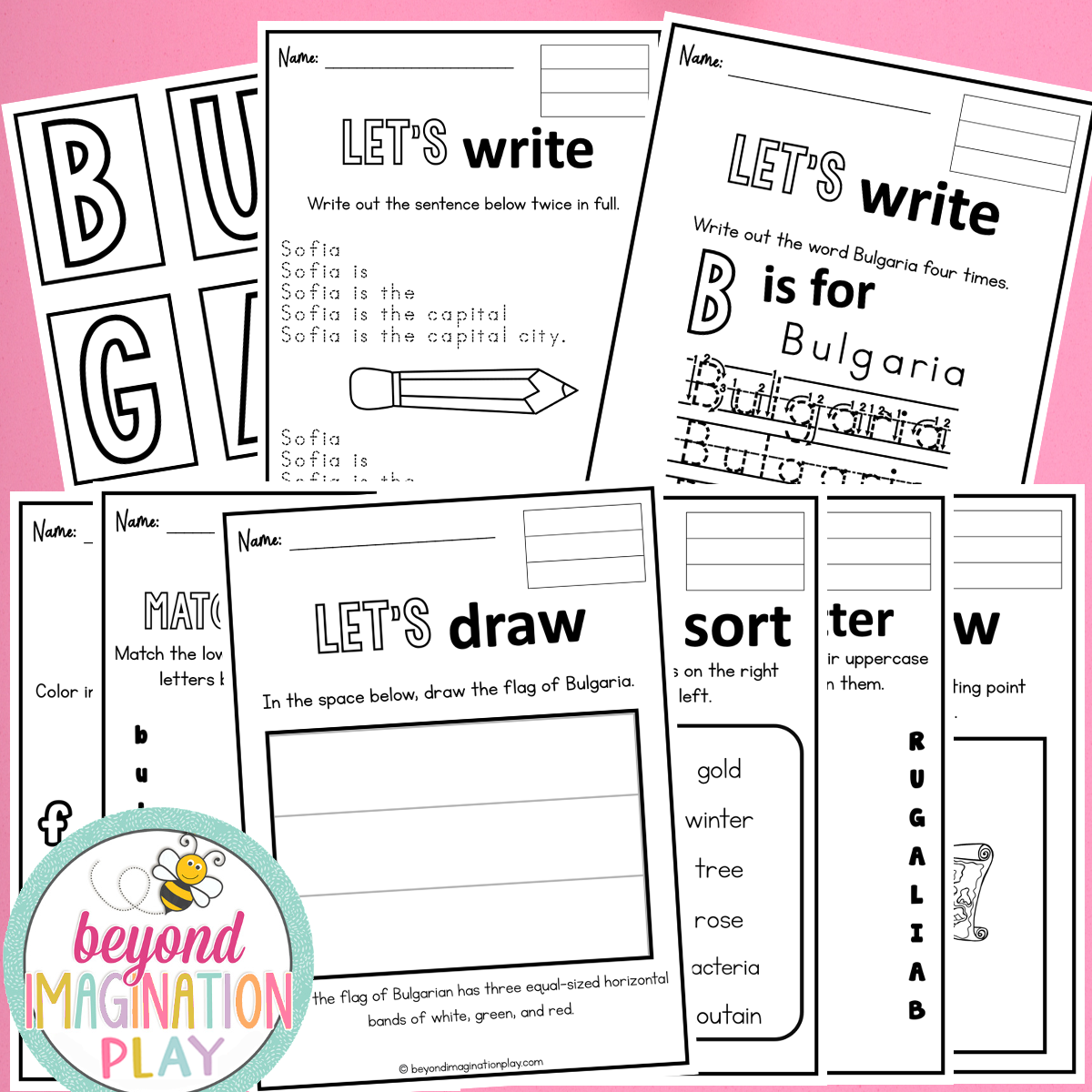 Bulgaria Country Study Activity Pack