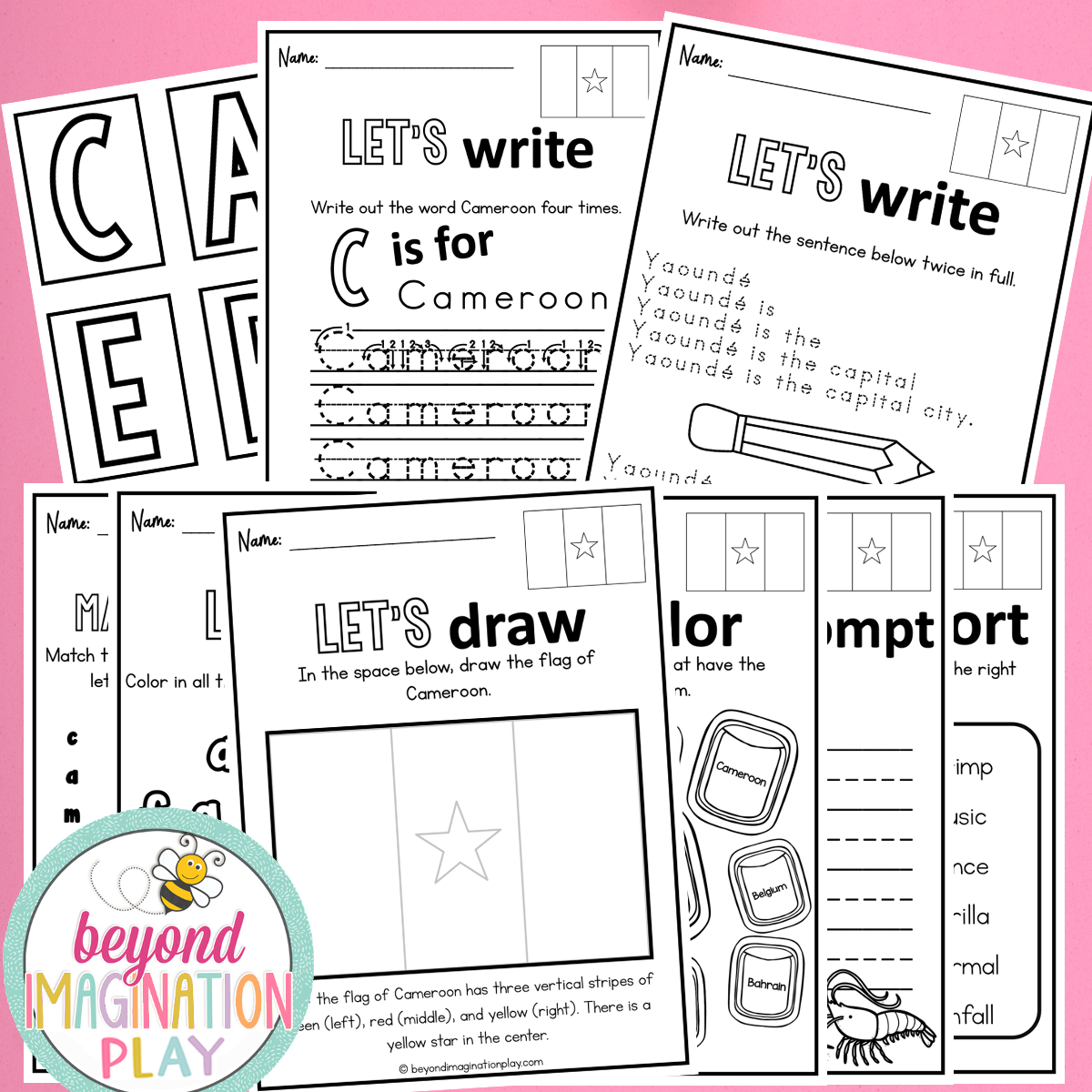 Cameroon Country Study Activity Pack
