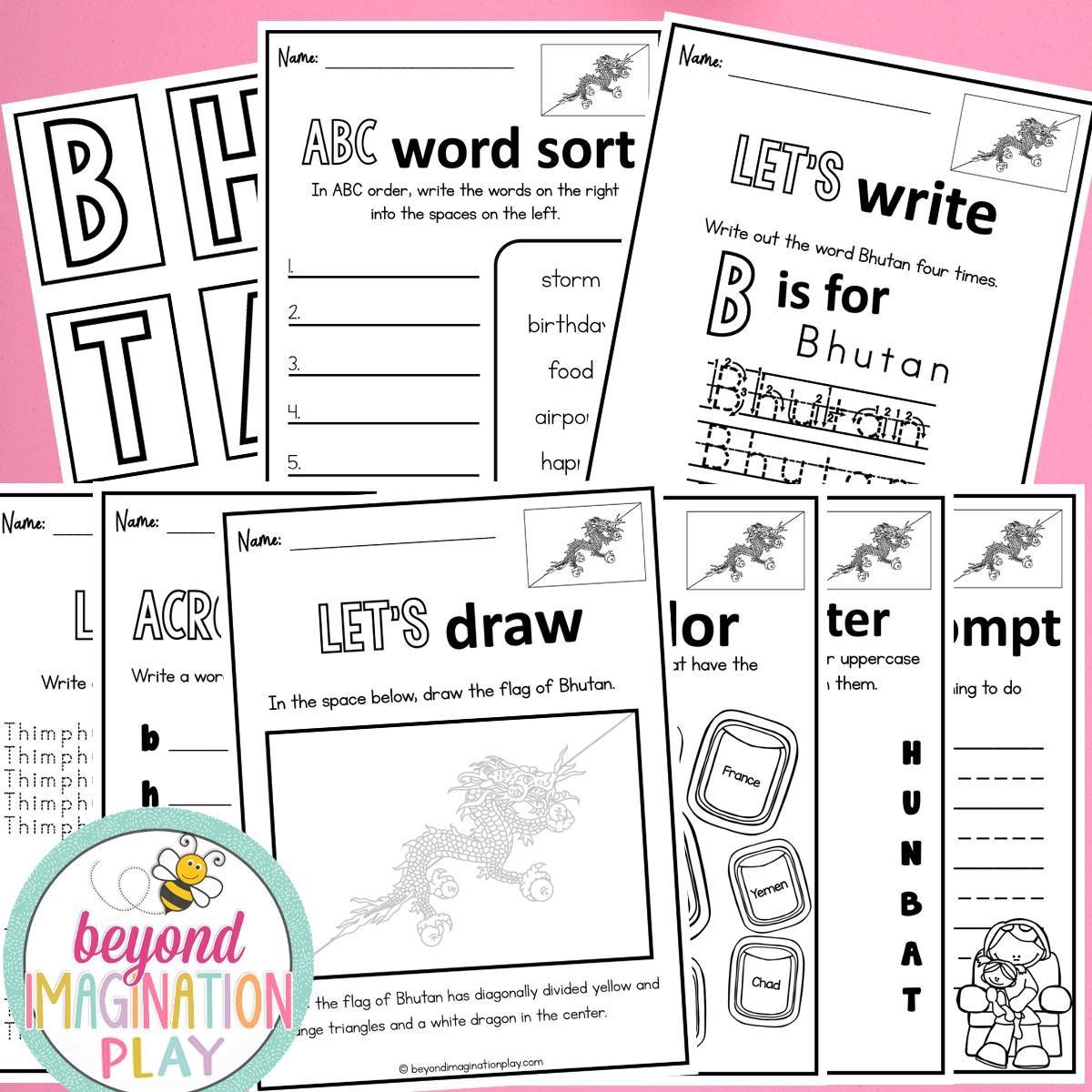Bhutan Country Study Activity Pack