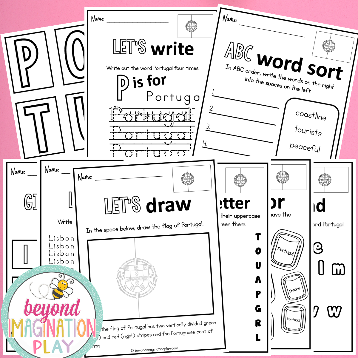 Portugal Country Study Activity Pack