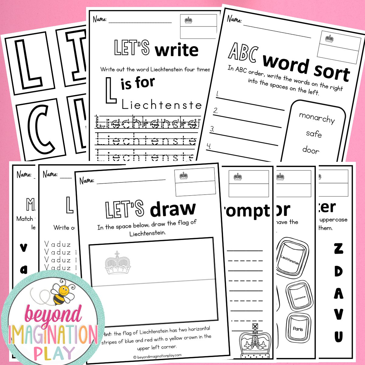 Liechtenstein Country Study Activity Pack