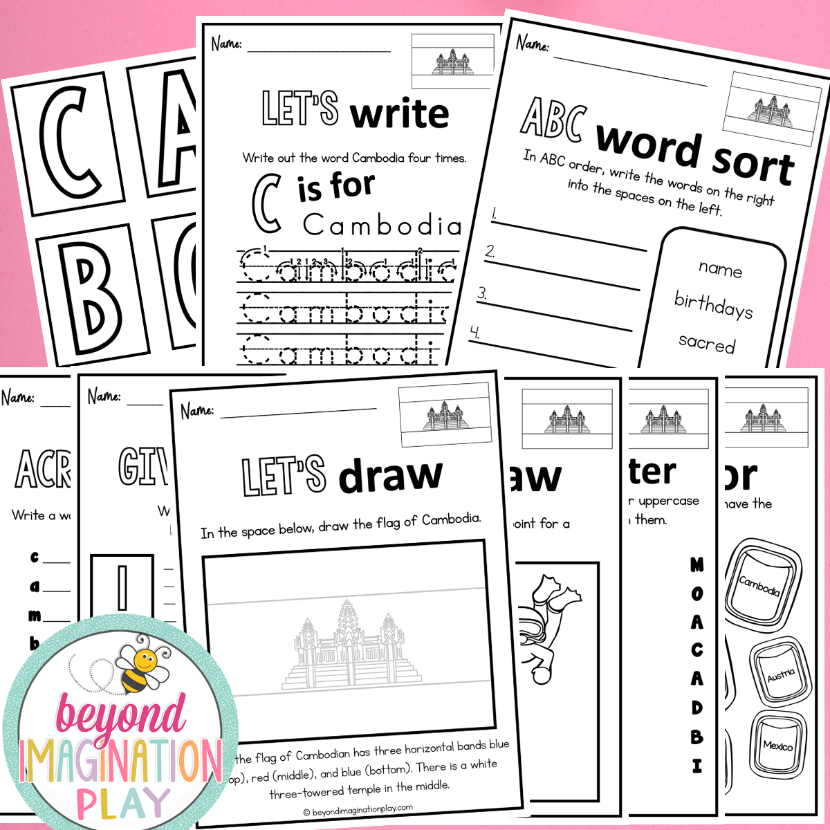Cambodia Country Study Activity Pack
