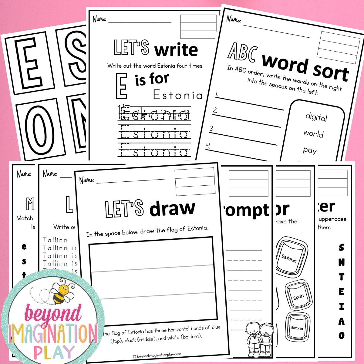 Estonia Country Study Activity Pack
