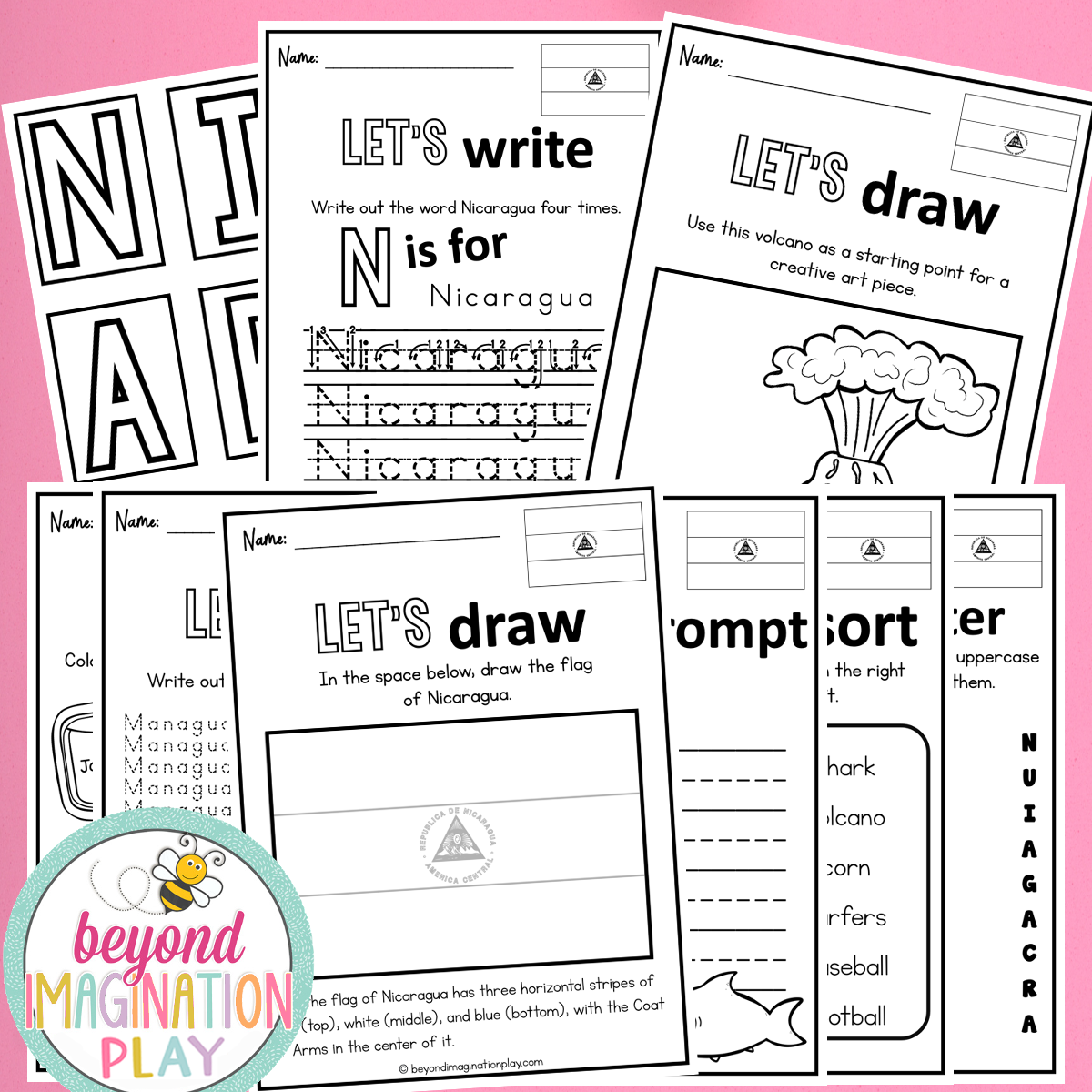Nicaragua Country Study Activity Pack