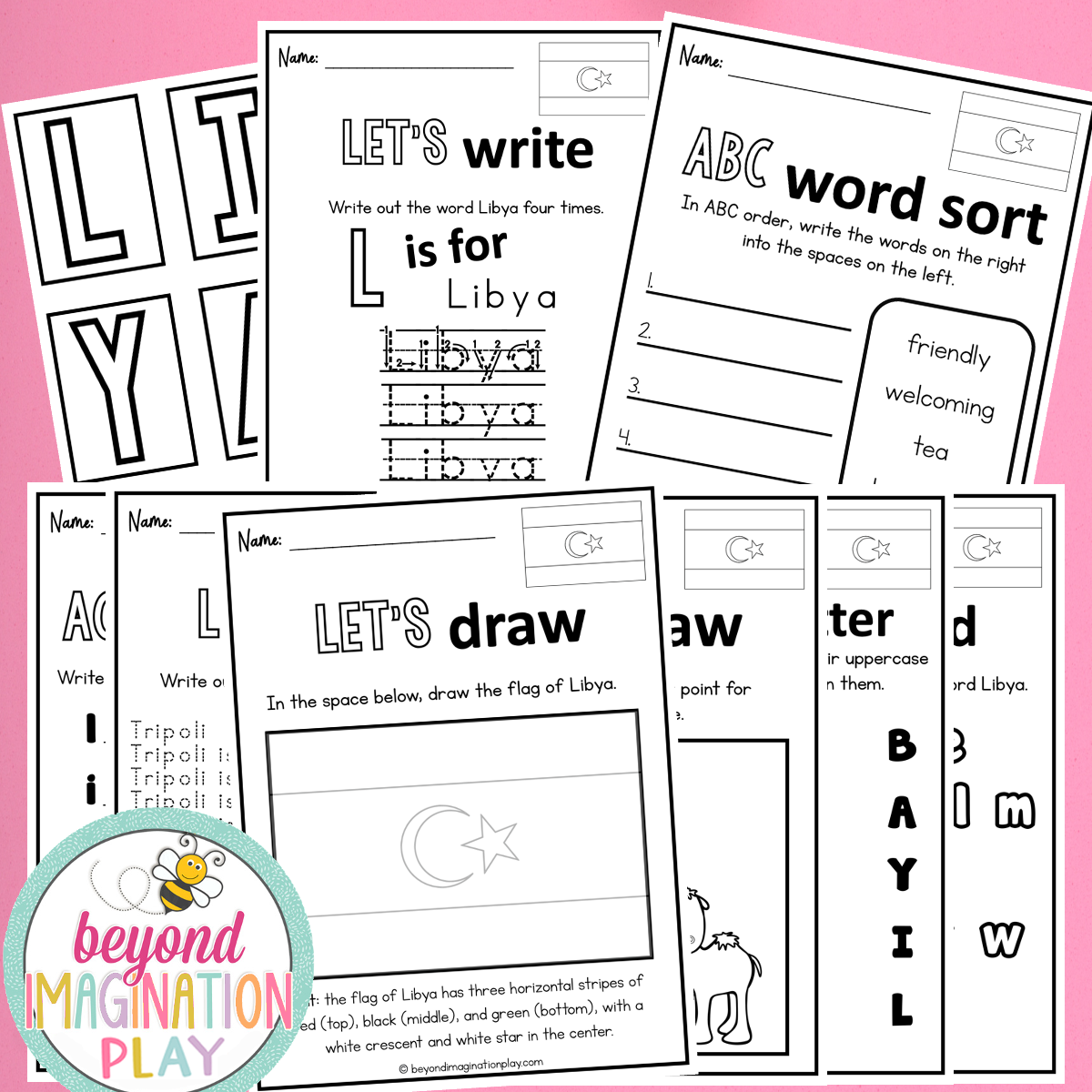 Libya Country Study Activity Pack