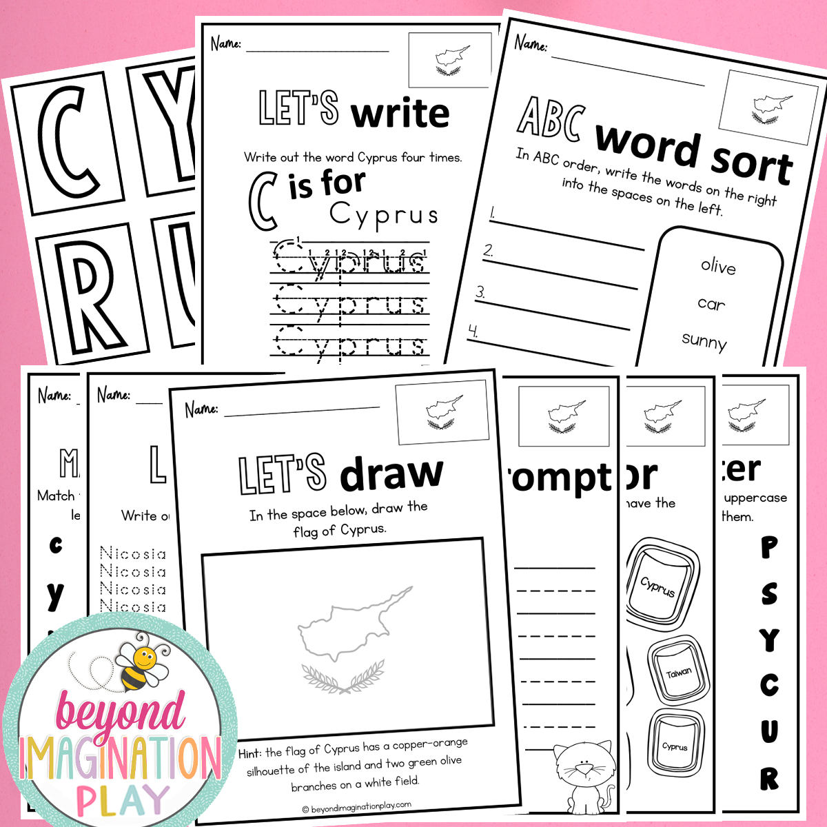 Cyprus Country Study Activity Pack