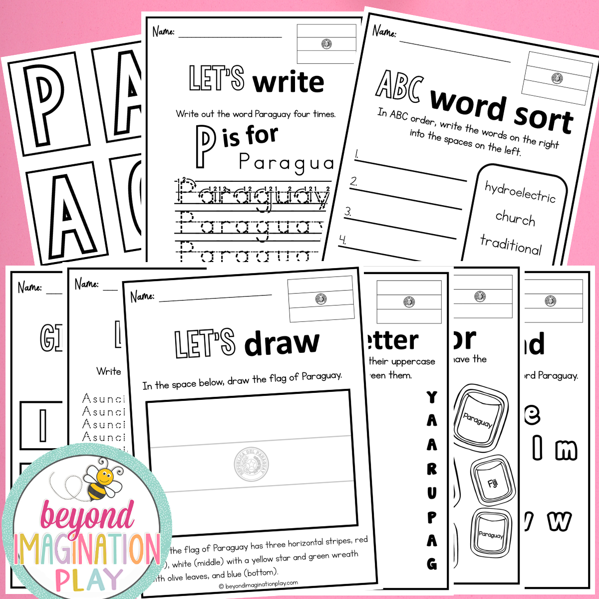 Paraguay Country Study Activity Pack