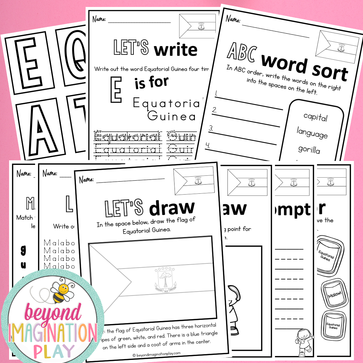 Equatorial Guinea Country Study Activity Pack