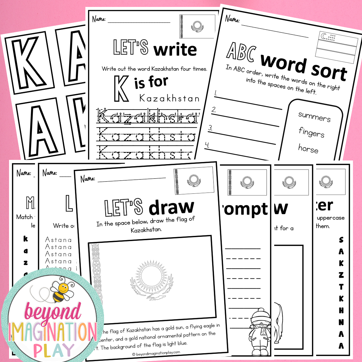 Kazakhstan Country Study Activity Pack
