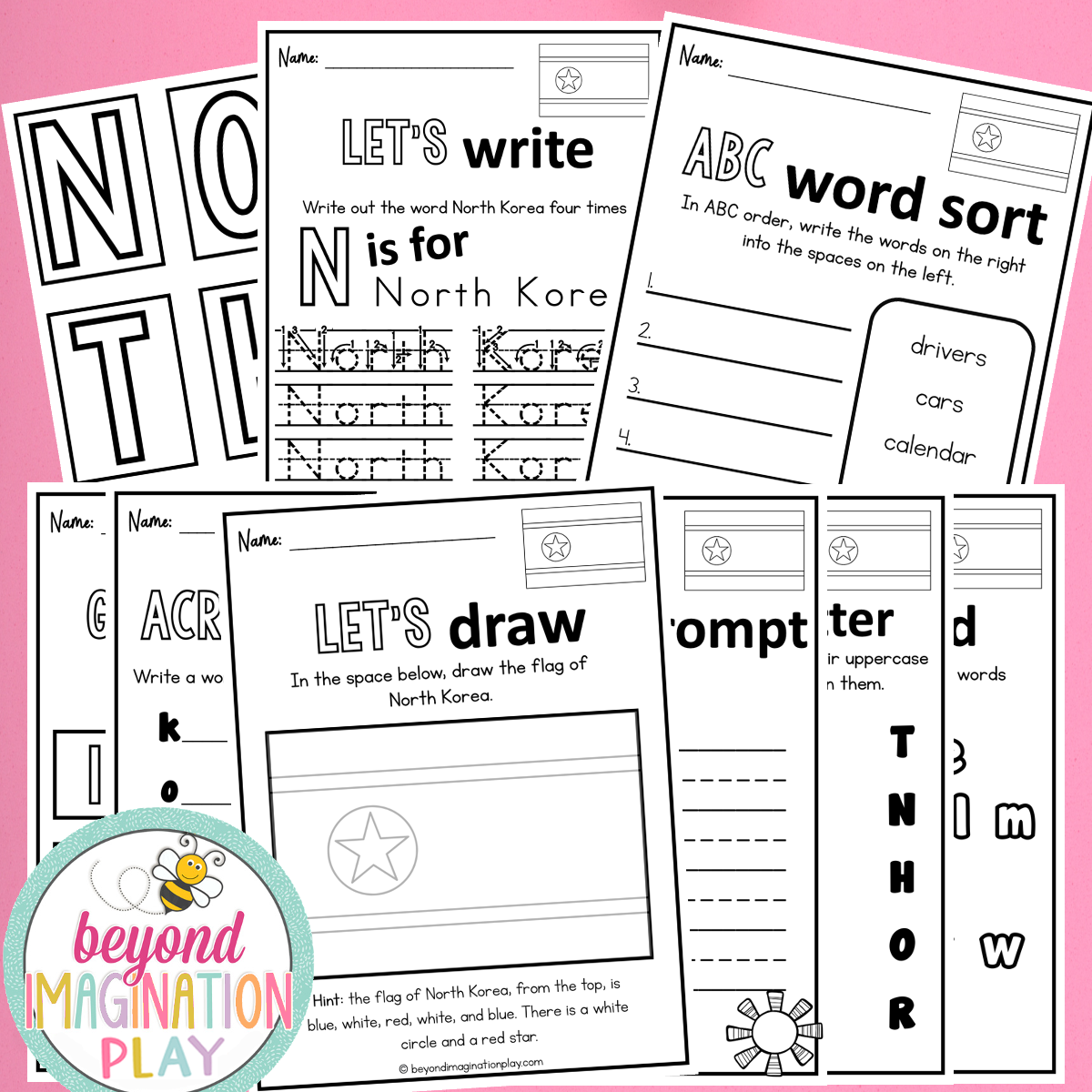 North Korea Country Study Activity Pack