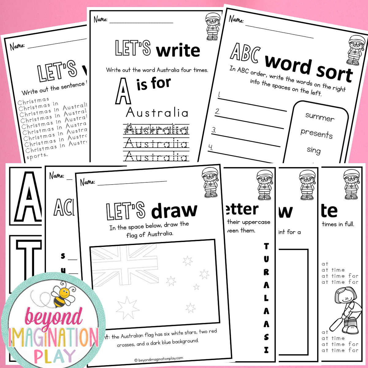 Christmas in Australia Activity Pack