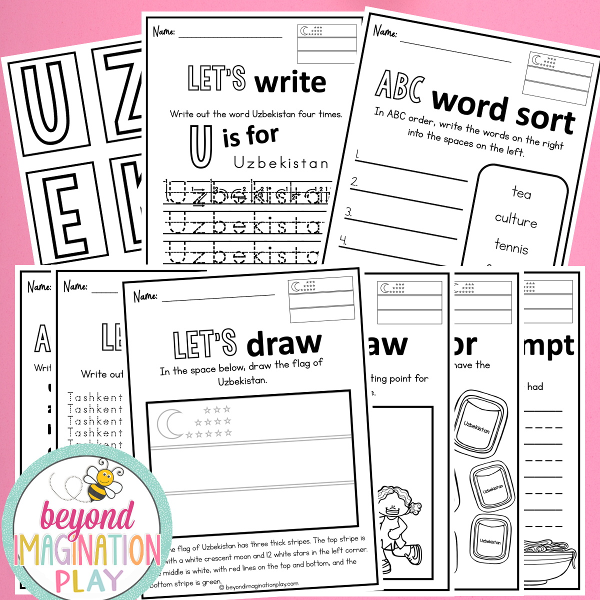 Uzbekistan Country Study Activity Pack