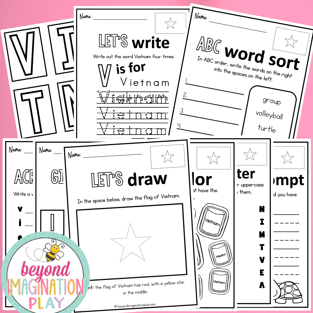 Vietnam Country Study Activity Pack