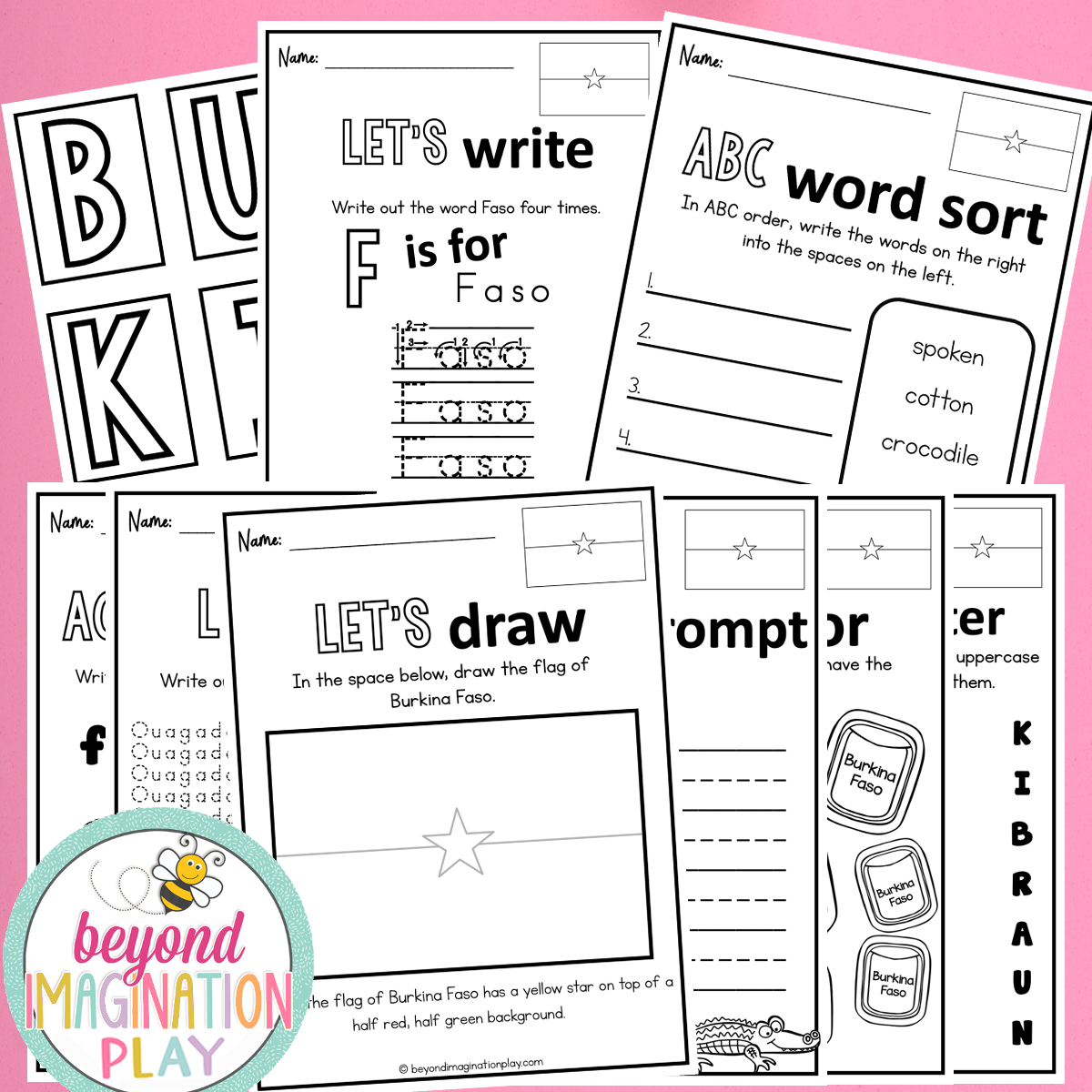 Burkina Faso Country Study Activity Pack