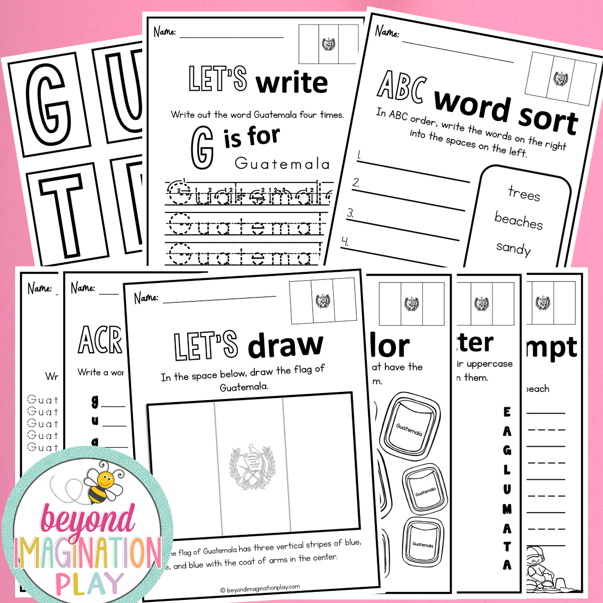 Guatemala Country Study Activity Pack