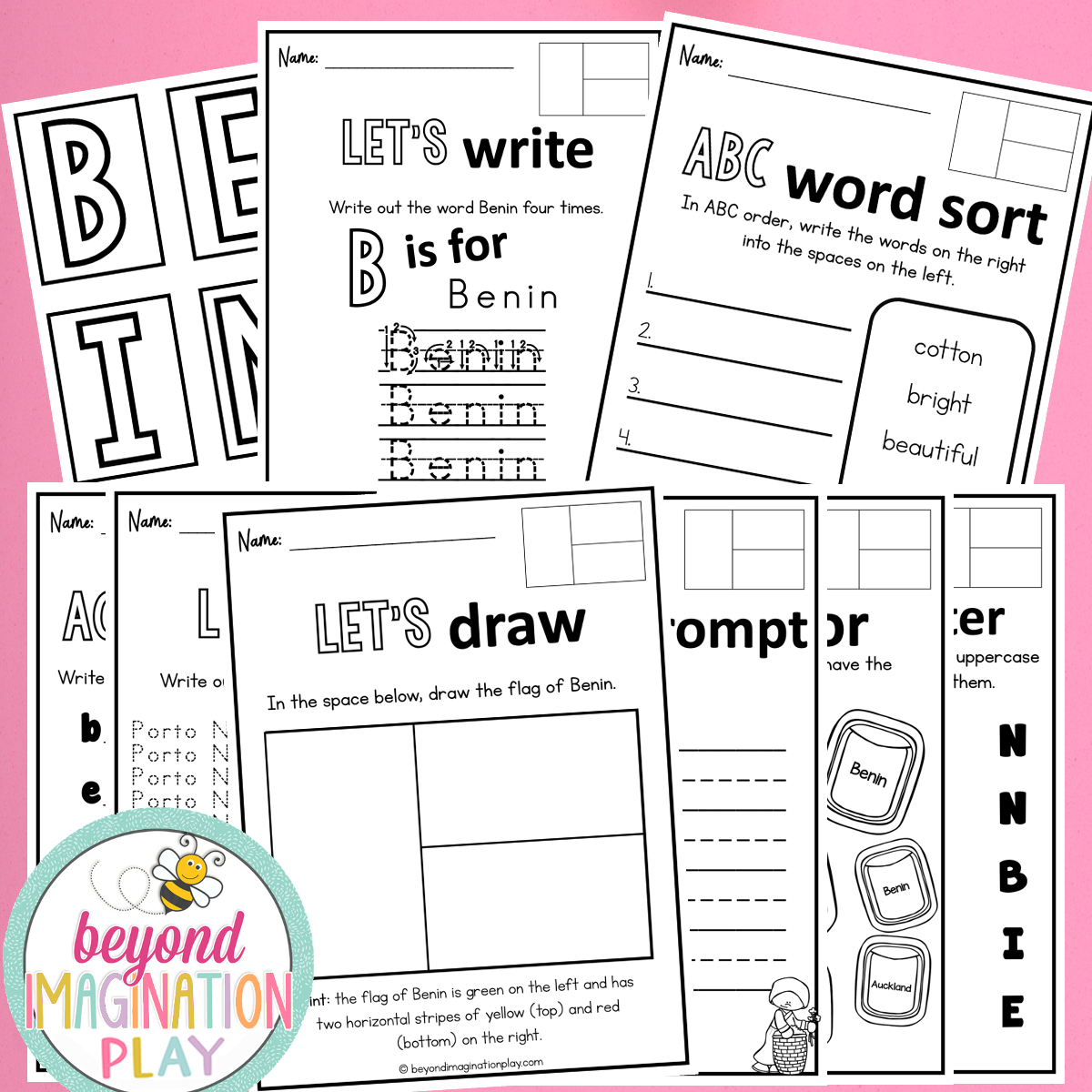 Benin Country Study Activity Pack