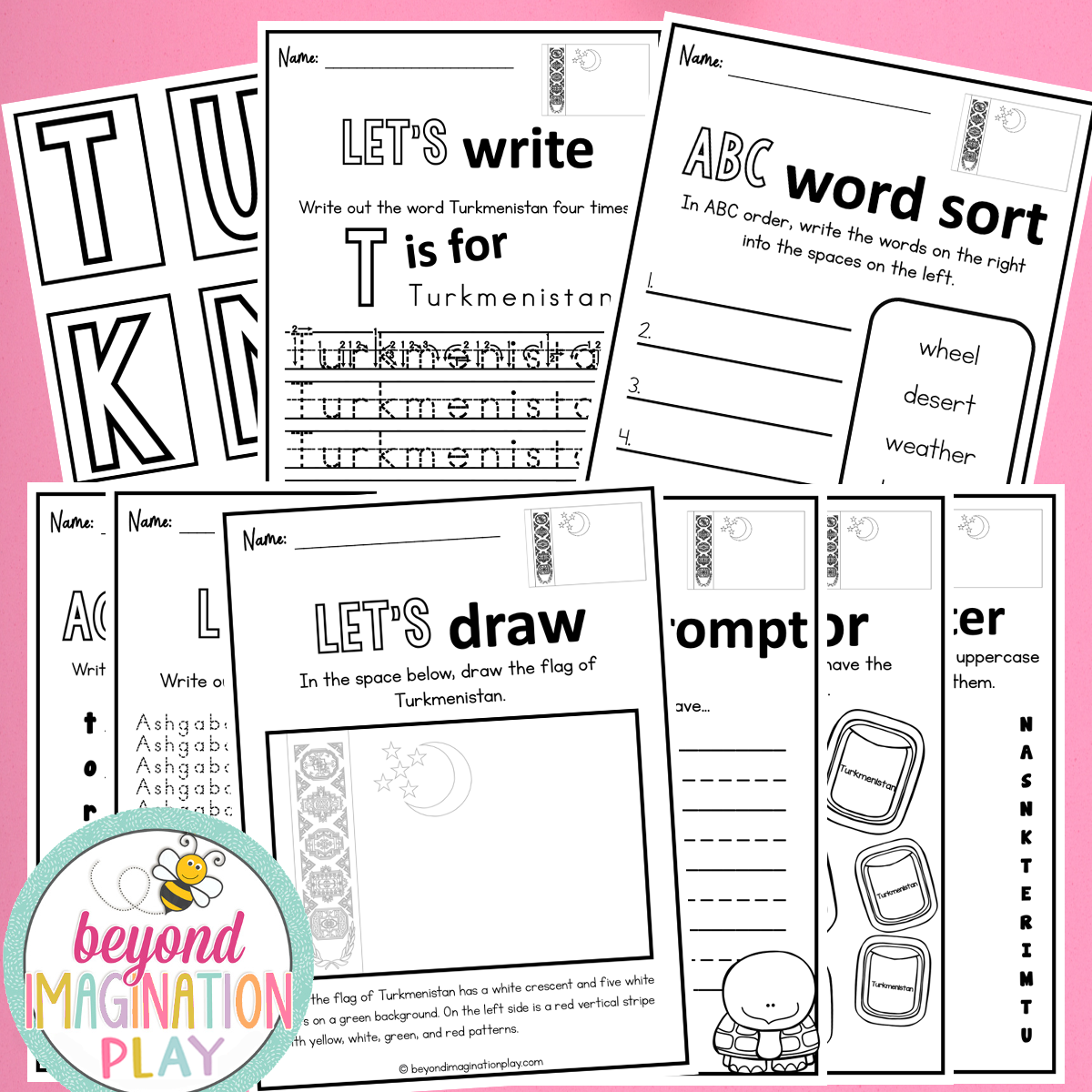 Turkmenistan Country Study Activity Pack
