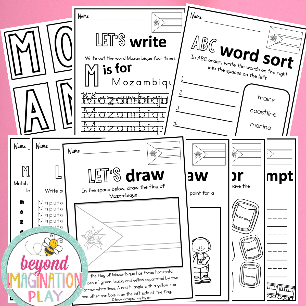 Mozambique Country Study Activity Pack