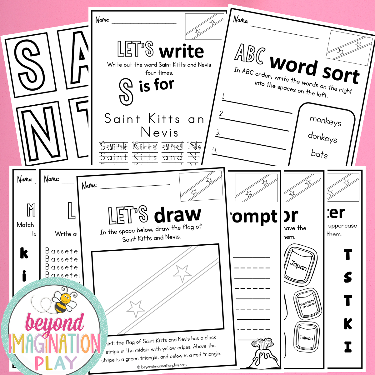 Saint Kitts and Nevis Country Study Activity Pack