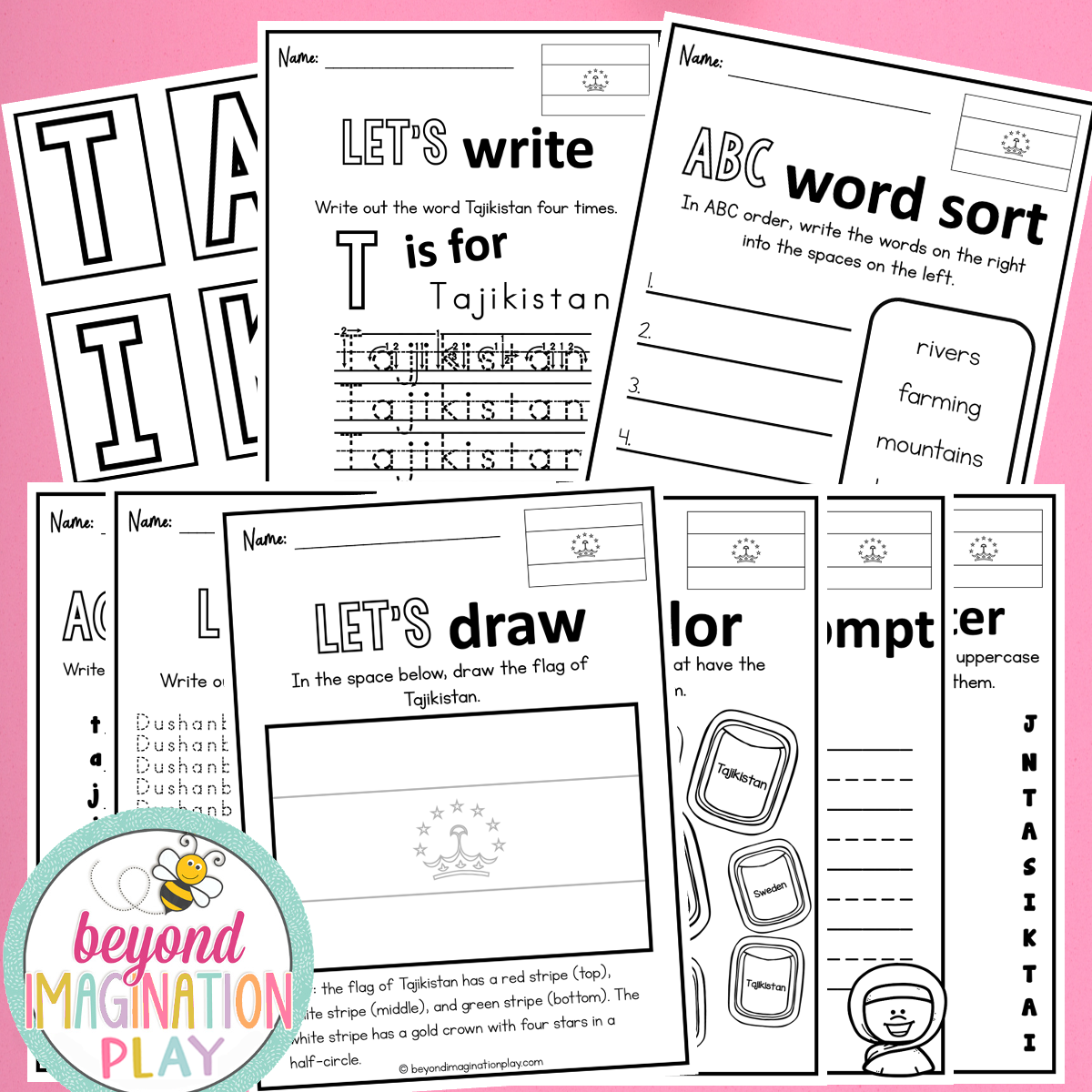 Tajikistan Country Study Activity Pack